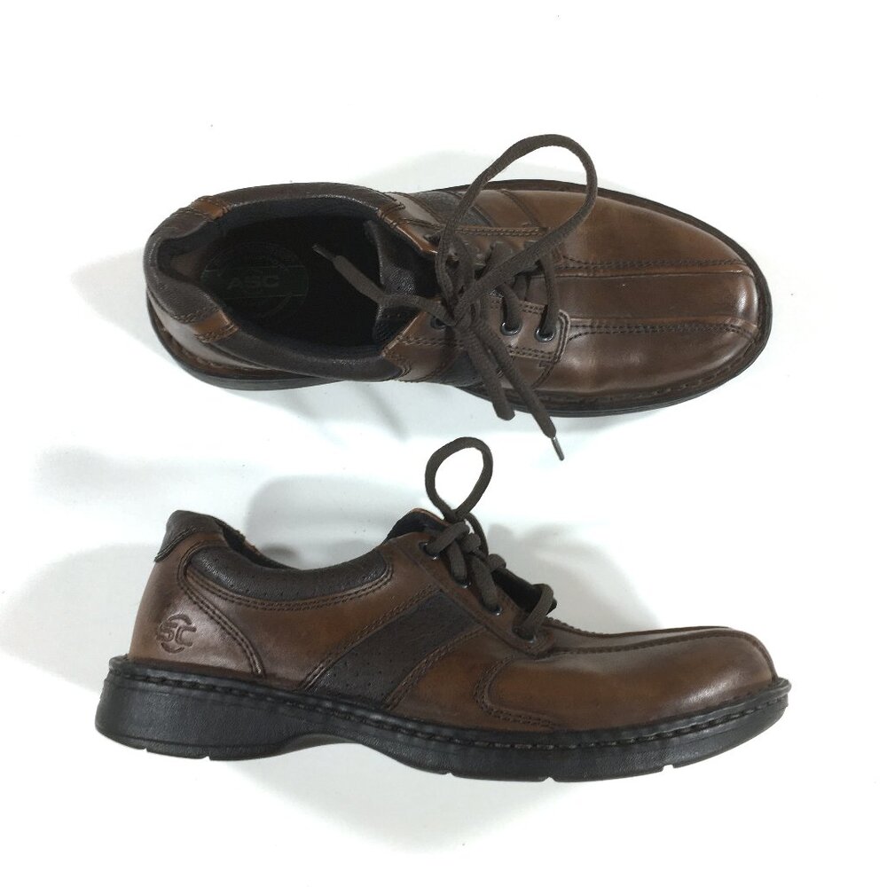 Streetcars Diplomat Oxfords Mens Size 8 M Brown Leather Bicycle Toe